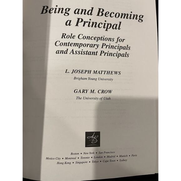 Being and Becoming a Principal : Role Conceptions of Contemporary Principals and - Picture 3 of 4